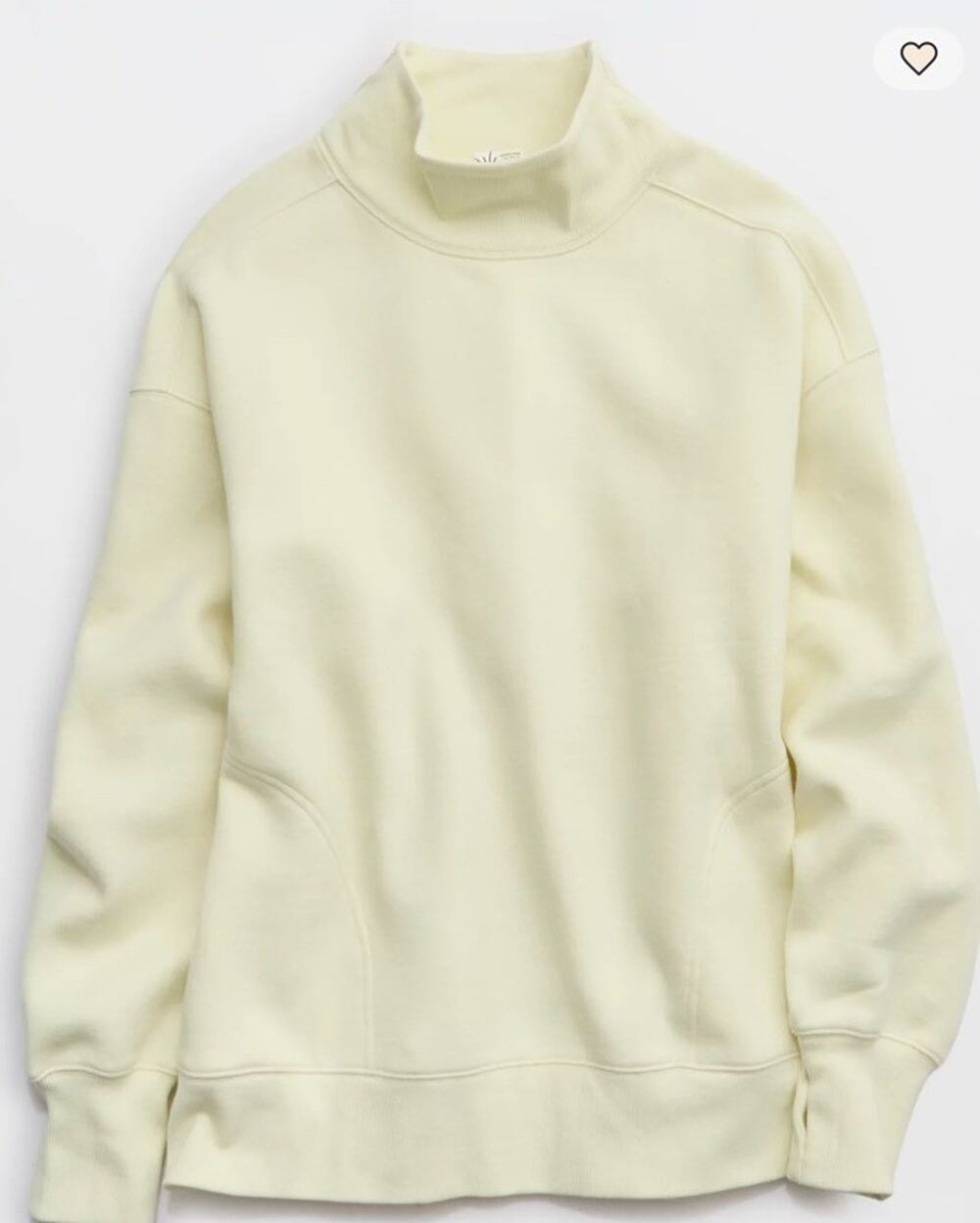 Offline By Aerie Cloud Fleece Oversized Mockneck Sweatshirt Cozy Women Medium